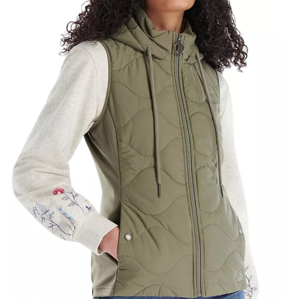 Barbour Quilted Hooded Vest